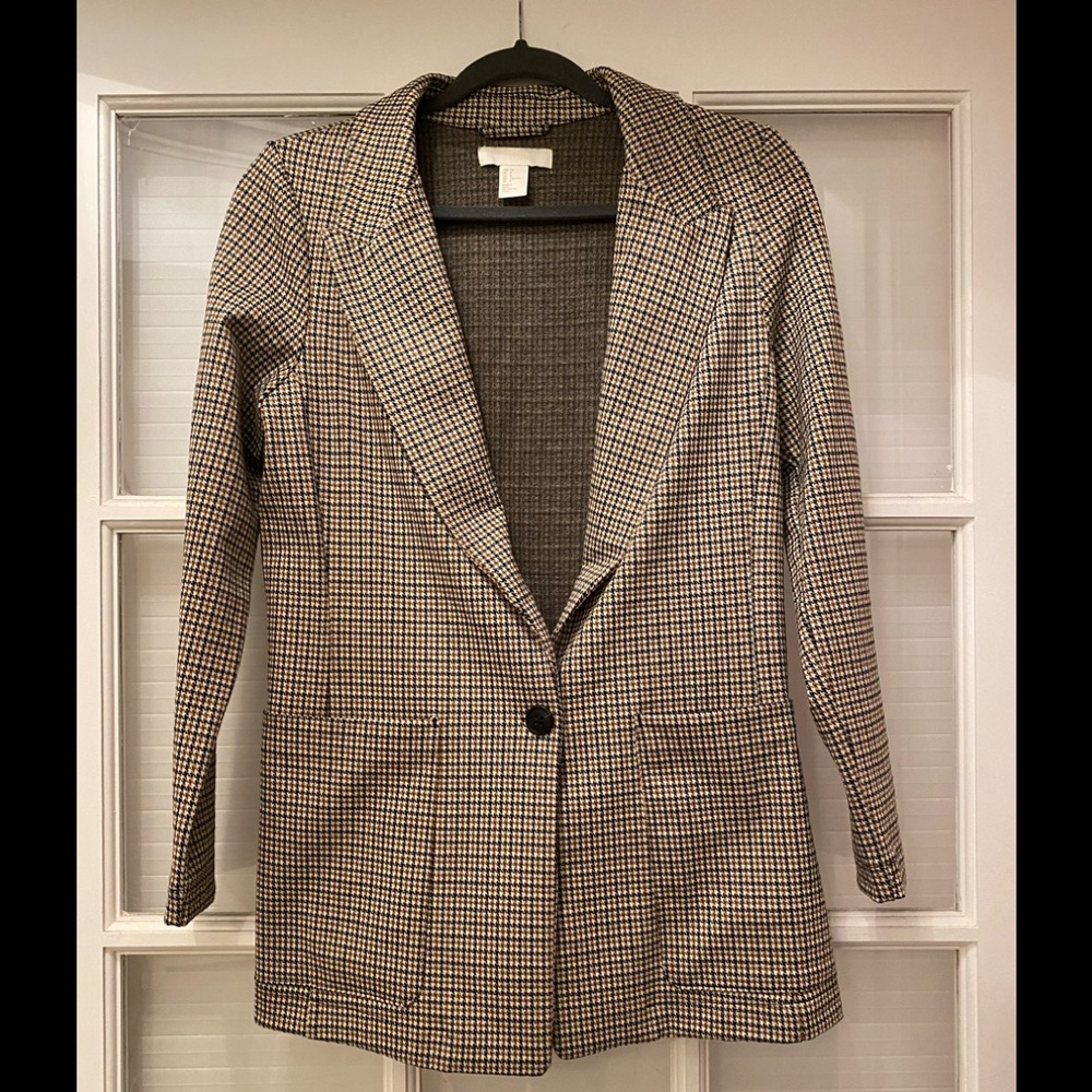 H&M Plaid Blazer